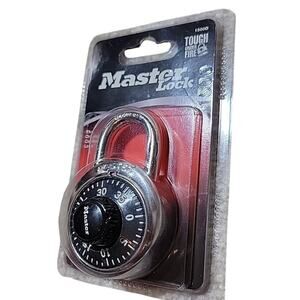 Master Lock Combination Padlock 1500D Black Locker School Bike New Sealed